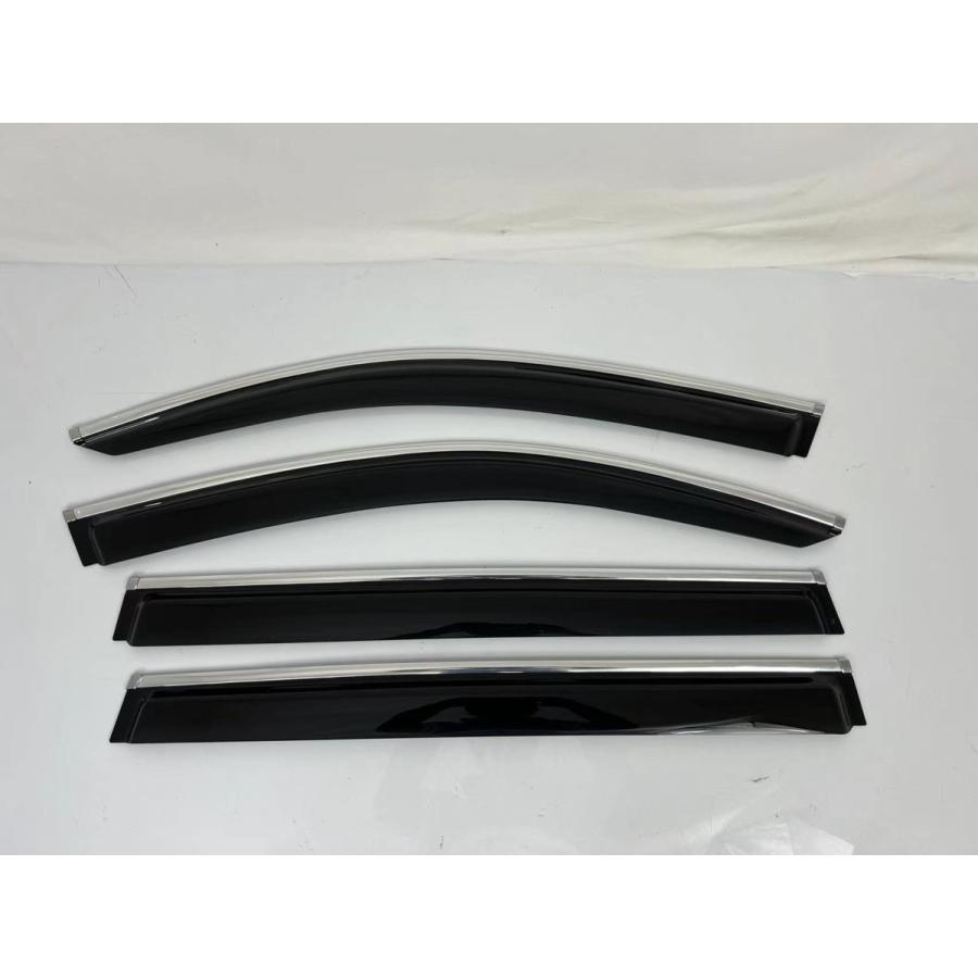 高品質♪ メッキ モール ベンツ ドアバイザー サイドバイザー X167