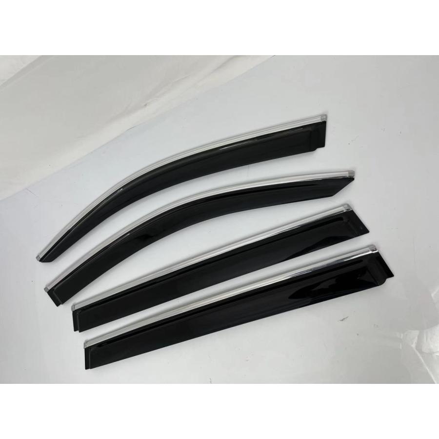 高品質♪ メッキ モール ベンツ ドアバイザー サイドバイザー X167