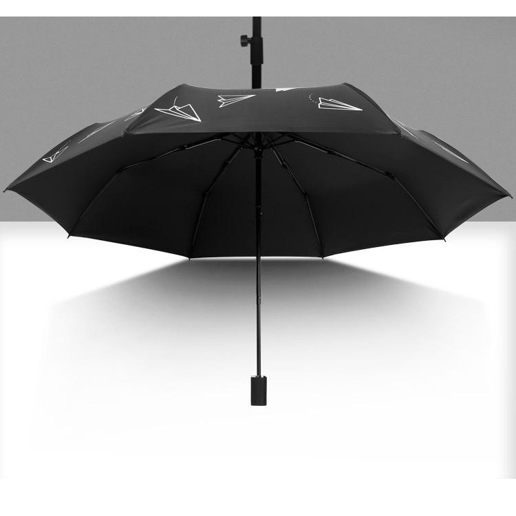 折りたたみ傘 撥水加工 折り畳み傘3段折り メンズ紙飛行機柄高強度 耐久性の高い8本骨 大きめサイズ かさ カサ メンズ レディース 耐強風 U Mooti 通販 Yahoo ショッピング