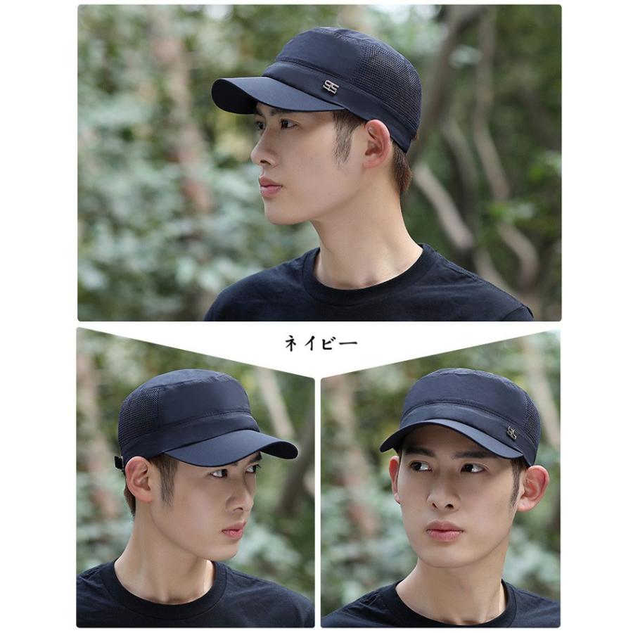 帽子 メンズ 40代 50代 おしゃれ キャップ スポーツ ハット ブランド メッシュ ワークキャップ 夏用 大きいサイズ 無地 黒 待望 ワーク キャップ