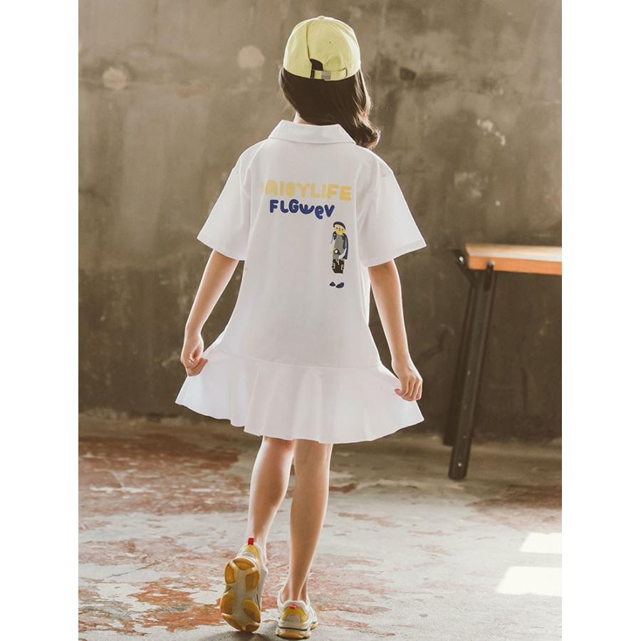 子供服 ワンピース キッズ 女の子 夏 膝丈 半袖 ポロシャツワンピース 子供ドレス おしゃれ 韓国子ども服 ジュニア 女児 カジュアル 人気可愛い 普段着 通学着 Y3063 Mooti 通販 Yahoo ショッピング