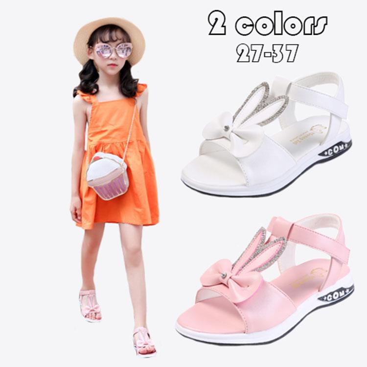 サンダル キッズ 女の子 履きやすい 蝶結び ビーチサンダル 可愛い 子供靴 シューズ 夏 やわらかい ガールズ オシャレ スポーツサンダル ジュニア 登場大人気アイテム