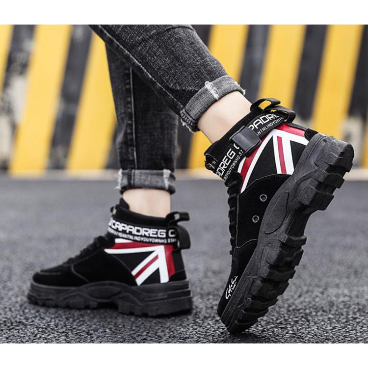 マーチンブーツ メンズ シューズ 靴 メンズファッション ワークブーツ ハイカット ブーツ 紳士靴 復古 厚底 英国風 アウトドア カジュアルシューズ 秋冬 新作 Y Mooti 通販 Yahoo ショッピング