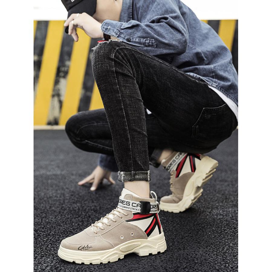 マーチンブーツ メンズ シューズ 靴 メンズファッション ワークブーツ ハイカット ブーツ 紳士靴 復古 厚底 英国風 アウトドア カジュアルシューズ 秋冬 新作 Y Mooti 通販 Yahoo ショッピング