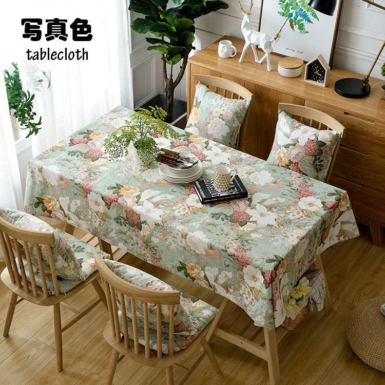 テーブルクロス 現代 おしゃれ テーブルセッティング 布 四角形 長方形 綿 花柄プリント テーブルクロス お手入れ簡単 耐熱 汚れ防止 家庭用 業務用 食卓カバー Y Mooti 通販 Yahoo ショッピング