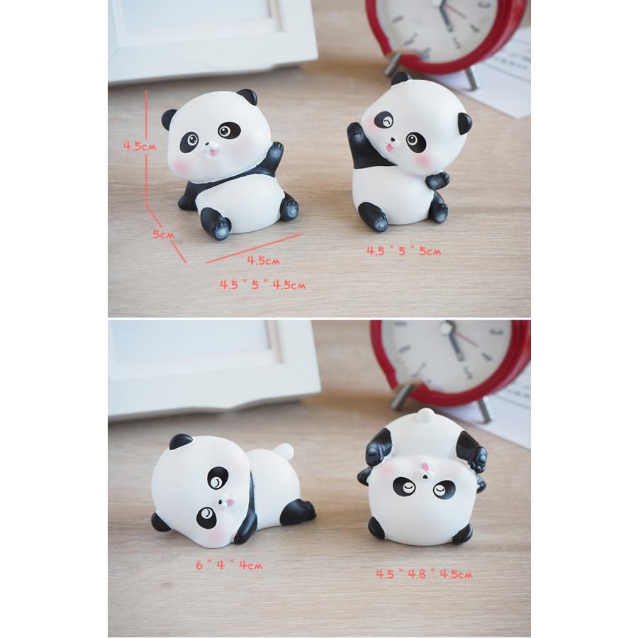 パンダの置物 動物 4個セット オーナメント 自動車置物 かわいい 卓上置物 おしゃれ インテリア装飾 お洒落 事務室居間 置き物 雑貨 装飾品小物 癒し プレゼント Y Mooti 通販 Yahoo ショッピング