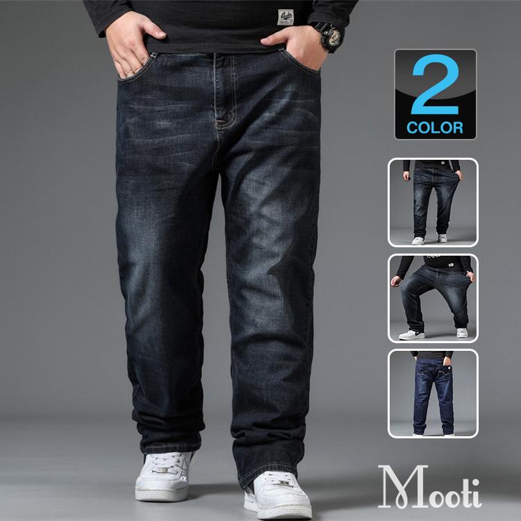 デニムパンツ ストレッチ デニム ジーンズ メンズ ジーパン 大きいサイズ イージーパンツ ゆったり ボトムス Y Mooti 通販 Yahoo ショッピング
