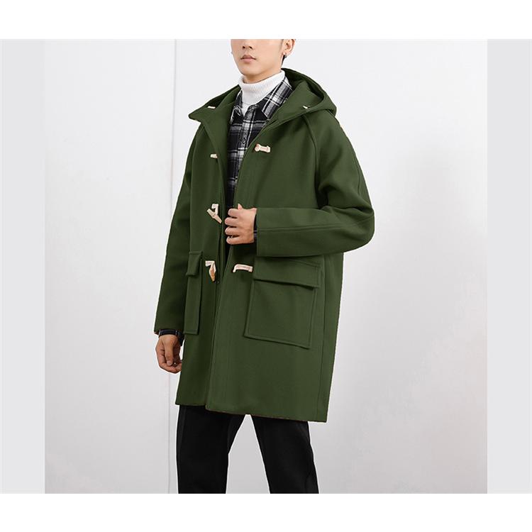 男性に人気 アウター ダッフル メンズ ダッフルコート コート ロング丈 メンズコート 起毛 冬 秋 メルトン フード ビジネス チェスターコート Size M qhema Com