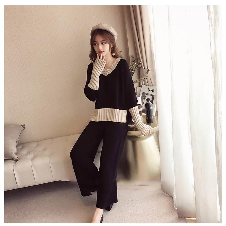 ニットセットアップ レディース 春秋長袖 2点セット レディース おしゃれ着痩せ お洒落 きれいめ ファッション 通勤 Ol 30代 40代 50代 おしゃれ シフカジュアル Y Mooti 通販 Yahoo ショッピング