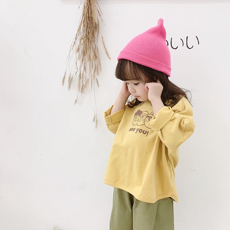 子供服 ロンt キッズ 女の子 男の子男女兼用韓国子供服 ガールズデザイン 長袖 丸い襟 トップス プリント Tシャツ ファッション ジュニア 可愛い 春秋新作 Y Mooti 通販 Yahoo ショッピング