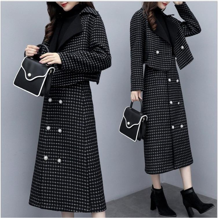 セットアップ レディース スカート春 秋冬 2点セットチェック柄春 秋コーデ パンツスーツ レディース ゆったり 体型カバー フォーマル 卒業式 セレモニー通勤 Y Mooti 通販 Yahoo ショッピング