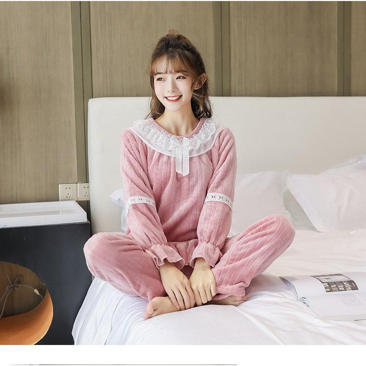 もこもこ パジャマレディース 冬 用 姫系 長袖 ルームウェアレディース 上下 パジャマ おしゃれ ブランド 部屋着 セットアップ モコモコ 柔らかい 防寒着 Y Mooti 通販 Yahoo ショッピング