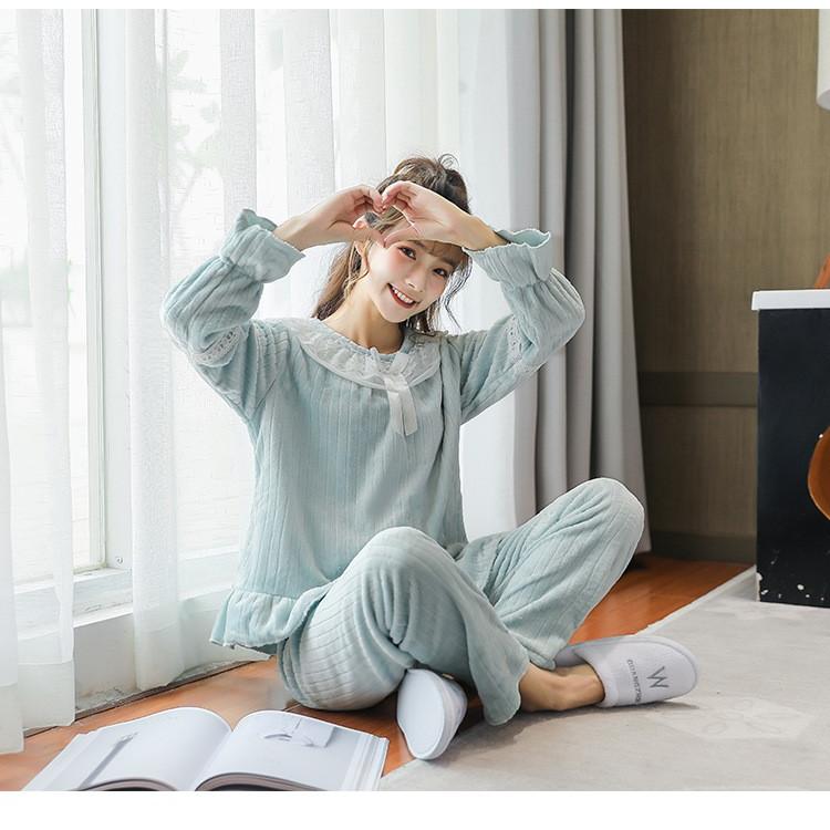 もこもこ パジャマレディース 冬 用 姫系 長袖 ルームウェアレディース 上下 パジャマ おしゃれ ブランド 部屋着 セットアップ モコモコ 柔らかい 防寒着 Y Mooti 通販 Yahoo ショッピング