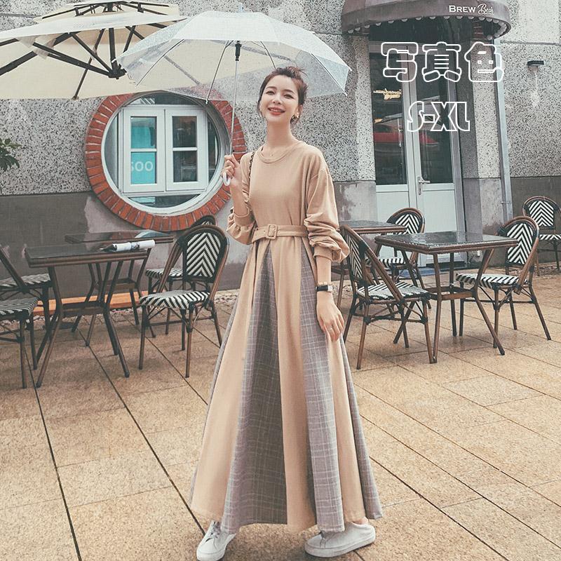 ロングワンピース レディース 切り替え チェック柄 ワンピース 秋 冬 長袖 ロング丈 結婚式 入学式 お呼ばれ フォーマル 通勤 Ol 代 30代 40代 着痩せ Y Mooti 通販 Yahoo ショッピング