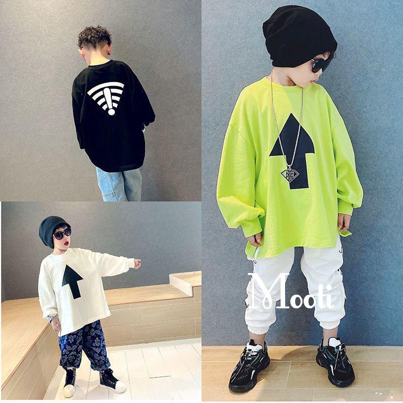 子供服 Tシャツ キッズ男の子 韓国子ども服 ゆとり長袖丸い襟 パーカートップス おしゃれ スウェット 春秋 ジュニア カジュアル 可愛い 普段着 通学着3色 Y Mooti 通販 Yahoo ショッピング