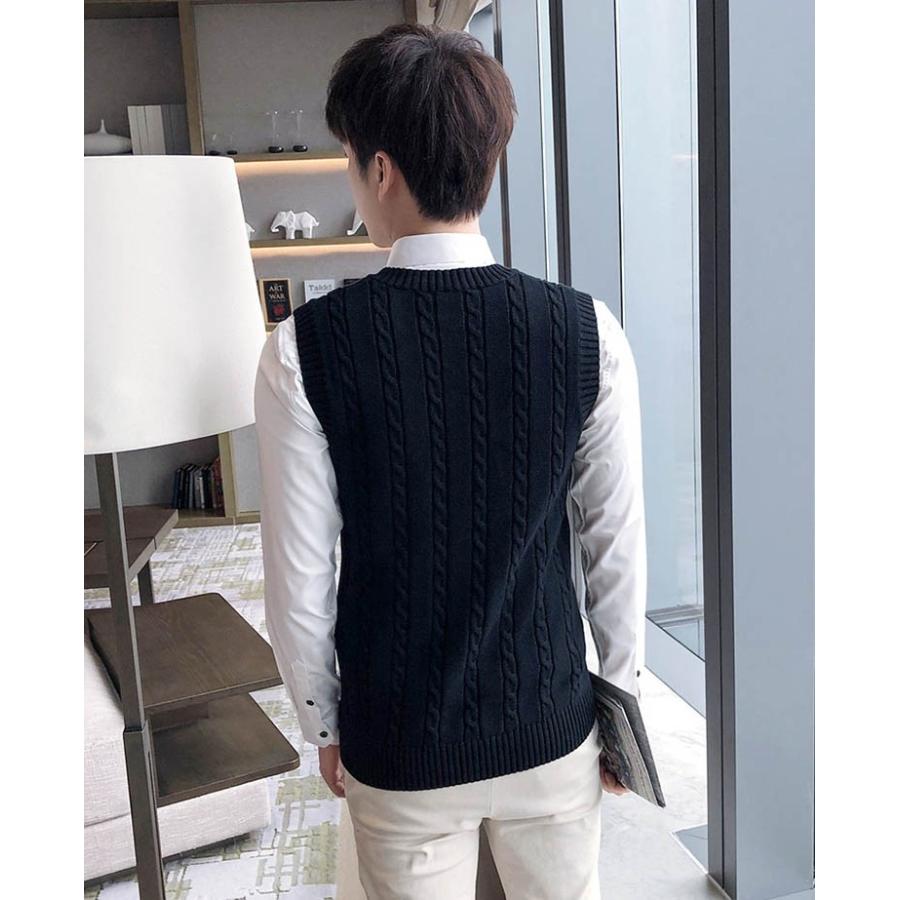 ニットベスト メンズ Vネック ニットベスト 大きいサイズ ビジネスベスト Vネックベスト 男性 オフィス カジュアル Y Mooti 通販 Yahoo ショッピング