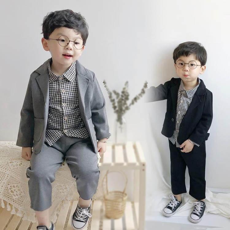 男の子 スーツ 入園 卒業式 入学式 発表会 結婚式 七五三 スーツ 3点セット こどもスーツ キッズスーツ 80cm 90cm 100cm 110cm Y4074 Mooti 通販 Yahoo ショッピング