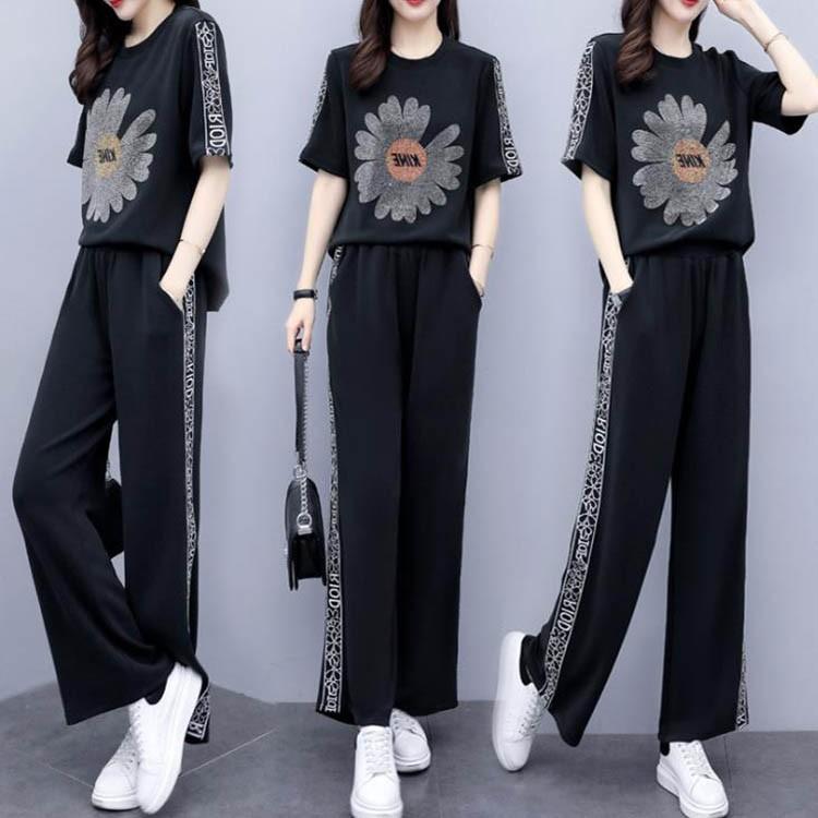 ジャージ レディース 上下 セット 春夏 Tシャツ 半袖 長ズボン セットアップ 40代 2点セット スポーツウェア 大きいサイズ 運動服 着痩せ 新品 Y4199 Mooti 通販 Yahoo ショッピング