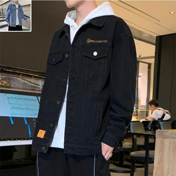 デニムジャケット メンズ Gジャン トップス 薄手 デニムシャツ スリム 長袖 ジージャン ショート丈 春物 秋 Y Mooti 通販 Yahoo ショッピング