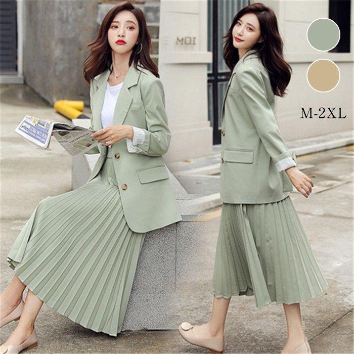 セットアップ レディース スカート 秋 カジュアル 長袖 大人 コーデ プリーツスカート 2点セット 通勤 おしゃれ 秋服 上下セット Y Mooti 通販 Yahoo ショッピング