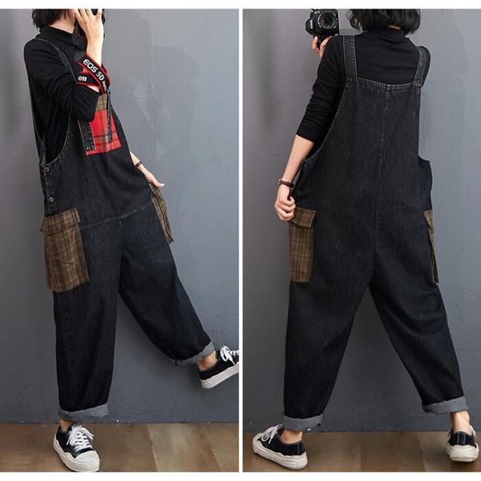 大人可愛いサロペット サロペット デニムサロペット オールインワン サロペット サルエルパンツ デニム レディース オーバーオール Y Mooti 通販 Yahoo ショッピング