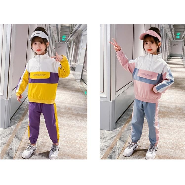 注目のブランド 子供服 女の子 ジャージ 上下 2点セット キッズ スポーツウェア ジュニア ゆったり トレーナー セットアップ パンツ ズボン ガールズ Novabookings Com Br