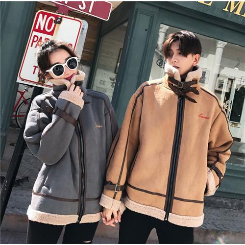 ペアルック アウター 秋冬 ジャケット パーカー ビックシルエット ペアルック カップル コート お揃い 服 秋 カップル お揃い ペア Y Mooti 通販 Yahoo ショッピング