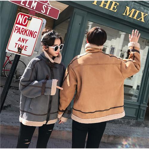 ペアルック アウター 秋冬 ジャケット パーカー ビックシルエット ペアルック カップル コート お揃い 服 秋 カップル お揃い ペア Y Mooti 通販 Yahoo ショッピング