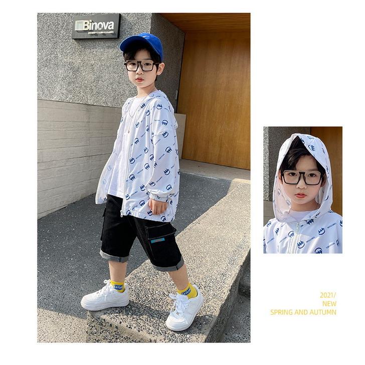 Uvカット パーカー 魅力的な キッズ ファスナー 子供服 女の子 男の子 夏 ラッシュガード 日焼け防止 フード付き ジップアップ 長袖 紫外線対策