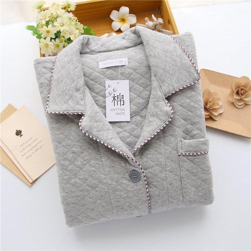 キルトパジャマ 中綿 メンズパジャマ ルームウェア 綿100 ガーゼ無地無印 カップル前開き 襟付き 長袖長ズボン上下セット 敏感肌用 部屋着 春夏秋冬用 Y Mooti 通販 Yahoo ショッピング