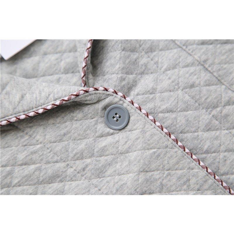 キルトパジャマ 中綿 メンズパジャマ ルームウェア 綿100 ガーゼ無地無印 カップル前開き 襟付き 長袖長ズボン上下セット 敏感肌用 部屋着 春夏秋冬用 Y Mooti 通販 Yahoo ショッピング