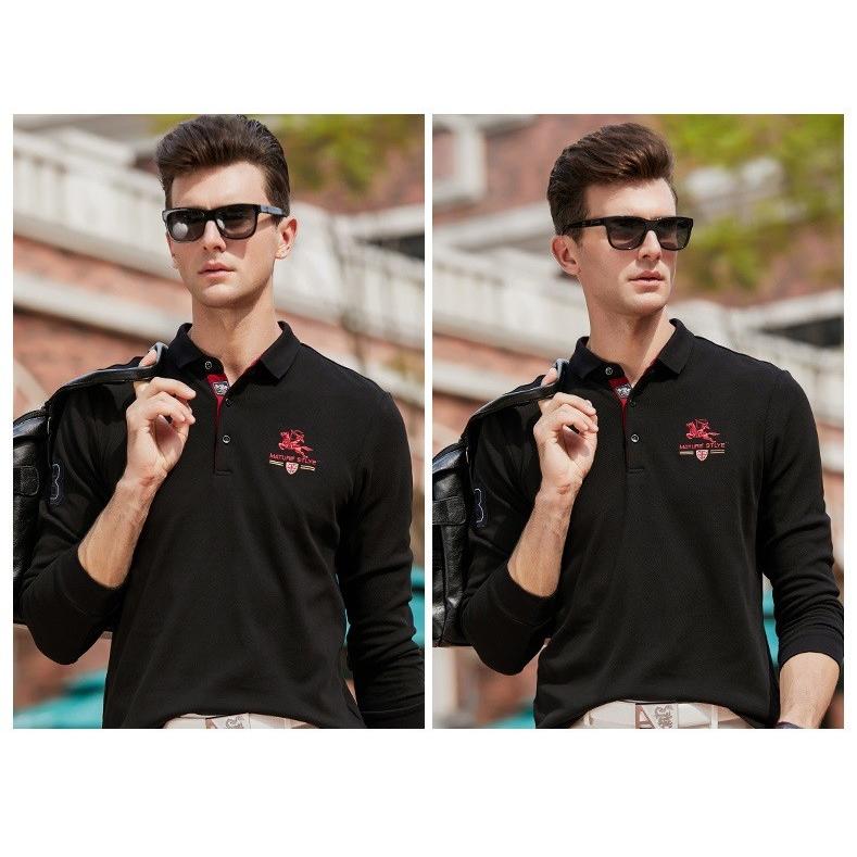 ポロシャツ メンズ 長袖 おしゃれ ブランド 無地 トップス シンプル 大きいサイズ 春秋 30代 40代 50代 Y Mooti 通販 Yahoo ショッピング