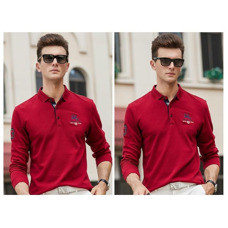 ポロシャツ メンズ 長袖 おしゃれ ブランド 無地 トップス シンプル 大きいサイズ 春秋 30代 40代 50代 Y Mooti 通販 Yahoo ショッピング