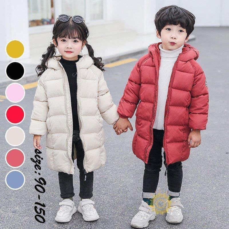 ランキング22 韓国子供服 中綿コート 冬服 女の子 男の子 ダウン コットン ロング丈 綿入れ アウター フード付き 厚手 通学 防寒 長袖 お出かけ 可愛い ジュニア服 G Grafiti Si