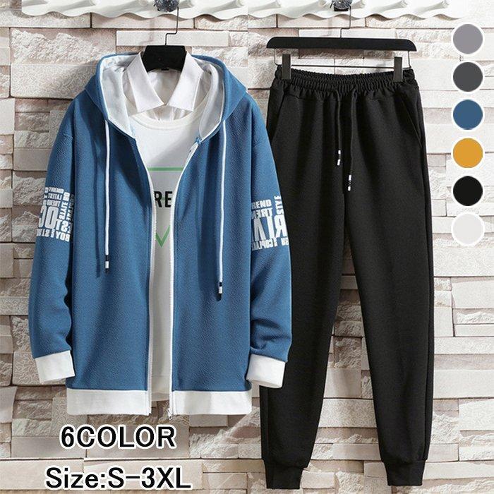 ジャージ メンズ セットアップ 秋 セール 激安 パーカー 上下セット レディース おしゃれ スポーツウェア 運動着 涼感 通気性 長袖 ルームウェア 大きいサイズ Y Mooti 通販 Yahoo ショッピング
