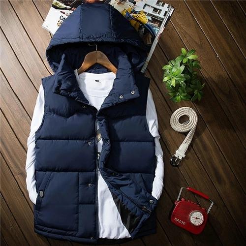 中綿 ベスト メンズ 冬 ジャケット 春秋 大きいサイズ カジュアル 防寒 シンプル 前開き 軽量 防風 暖かい 開店祝い