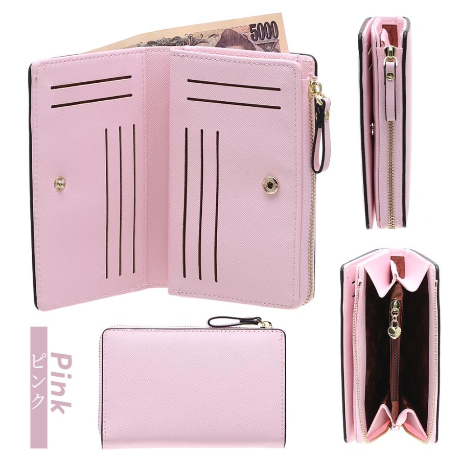 ミニ財布 レディース 財布 二つ折り Forever young フォーエバーヤング