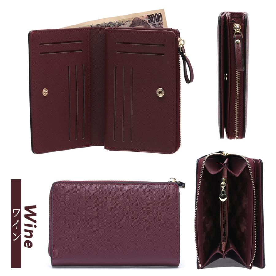 ミニ財布 レディース 財布 二つ折り Forever young フォーエバーヤング