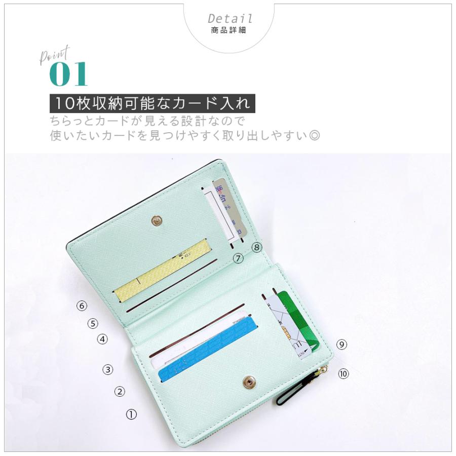 ミニ財布 レディース 財布 二つ折り Forever young フォーエバーヤング