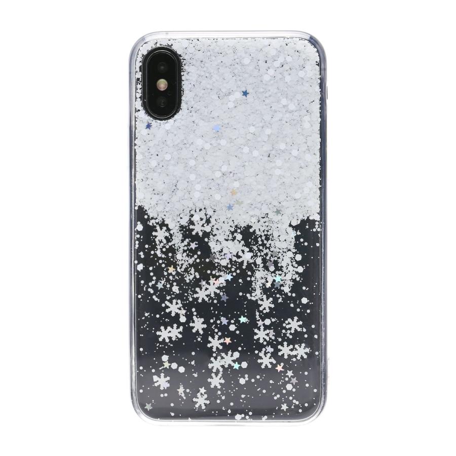 スマホケース 携帯ケース iphone se ケース 韓国 アイフォンse ケース iphone8 ケース キラキラ スノーフレーク 雪 星 ホワイト 秋冬 キラキラおしゃれ｜onlyou｜02