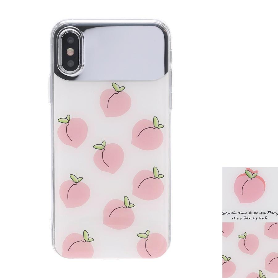 Iphonese2 ケース 韓国 ピーチ 桃 もも ミラー 鏡 シンプル 個性的 面白いおしゃれ Iphone7 Iphone8 Iphonex Iphonexs Iphonexr セレクトショップ オンリーユー 通販 Yahoo ショッピング