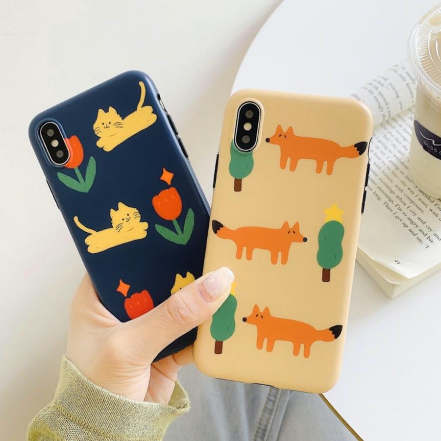 Iphone11 ケース 韓国 フォックス ネコ デザイン かわいい 動物 アニマルおしゃれ シンプル Iphonese2 Iphone7 Iphone8 Iphonex Iphonexs Iphonexr 11pro セレクトショップ オンリーユー 通販 Yahoo ショッピング