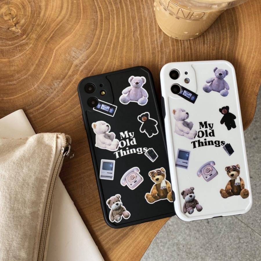 Iphone 11 ケース カバー 韓国 シリコン テディベアレトロケース くま シンプル 大人 かわいいおしゃれ Se2 Se3 7 8 12 12mini 12pro 12promax セレクトショップ オンリーユー 通販 Yahoo ショッピング