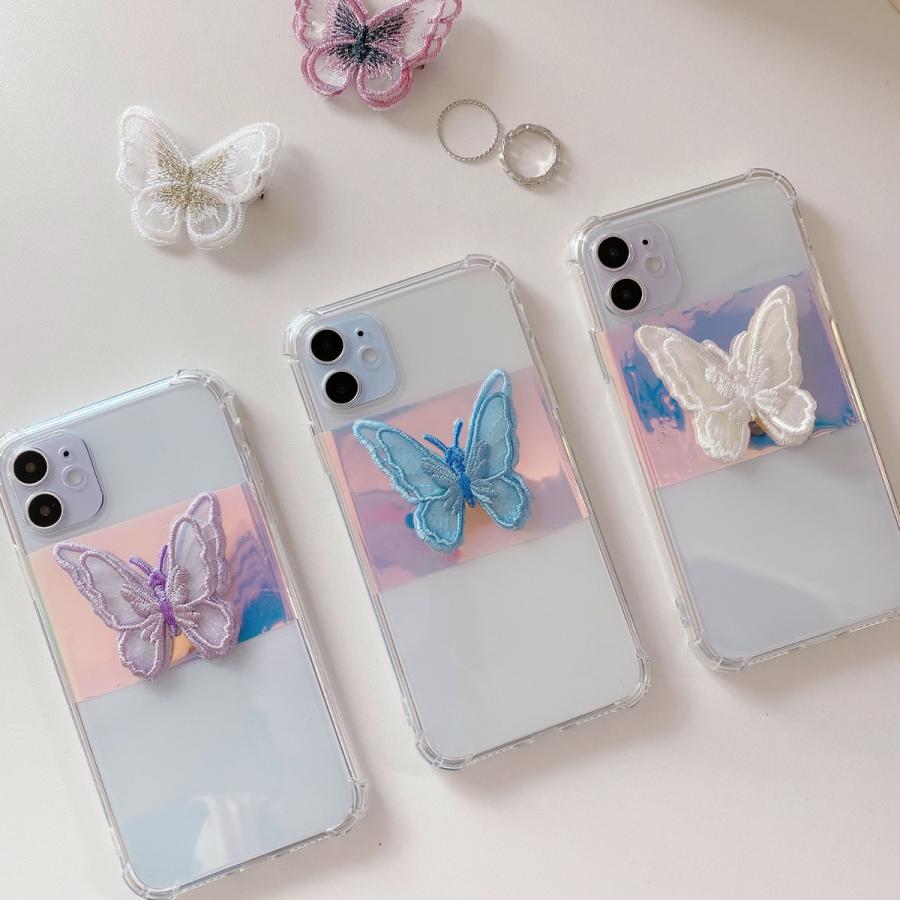Iphone11 携帯 スマホ ケース 韓国 Tpu クリア蝶々ワッペンケース 蝶々 バタフライ クリア 透明 Iphonese2 Iphone7 Iphone8 Iphonex Iphonexs Iphonexr 11pro セレクトショップ オンリーユー 通販 Yahoo ショッピング