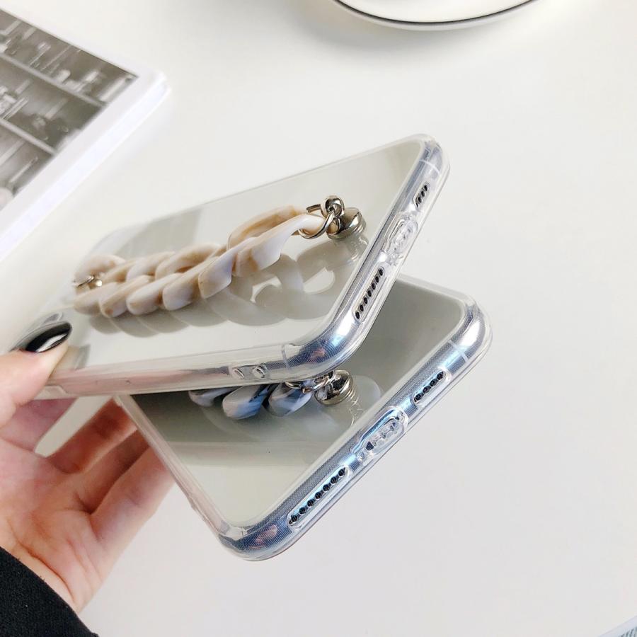スマホケース iphone13 ケース 韓国 iphone12 ケース 携帯ケース iphone11 ケース iphone se ケース TPU チェーン付きクリア クリア 透明 |  | 10