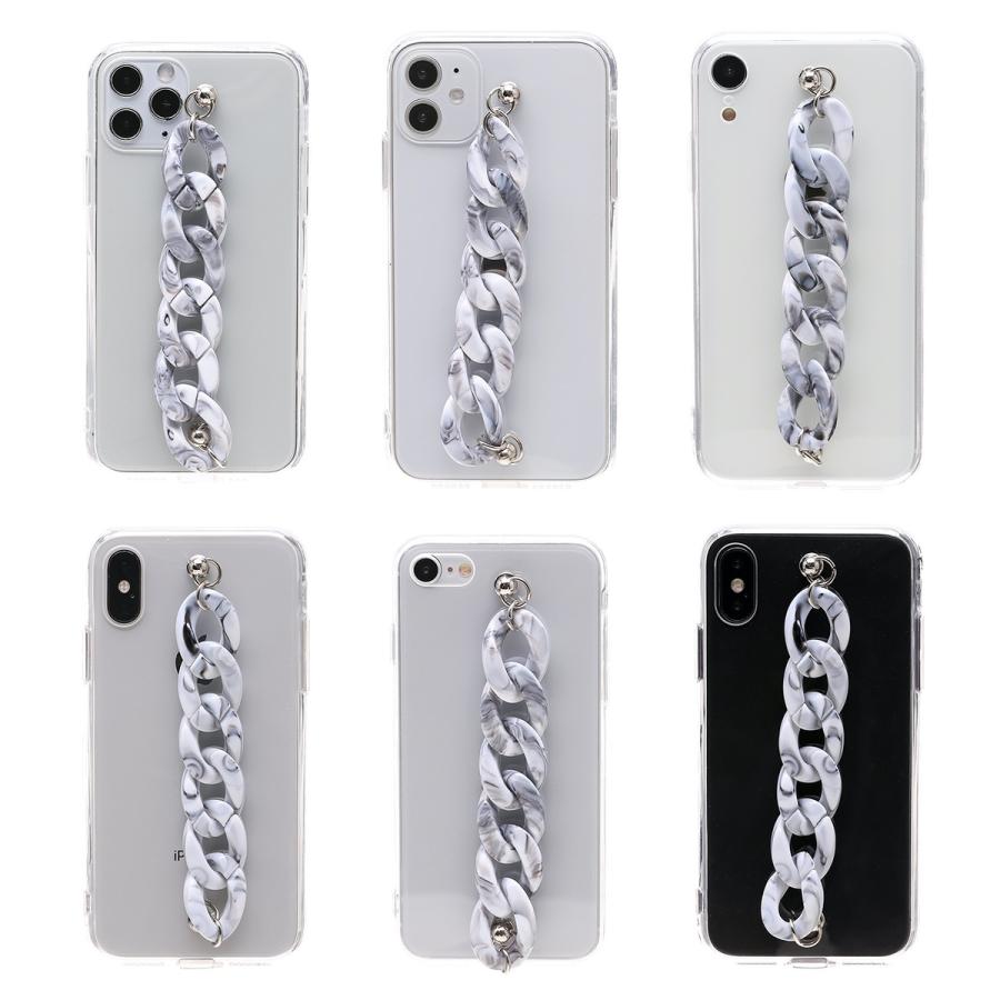 スマホケース iphone13 ケース 韓国 iphone12 ケース 携帯ケース iphone11 ケース iphone se ケース TPU チェーン付きクリア クリア 透明 |  | 02