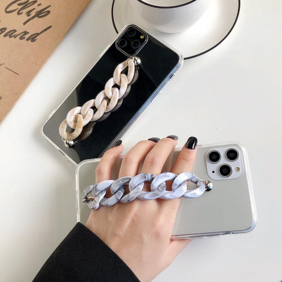 スマホケース iphone13 ケース 韓国 iphone12 ケース 携帯ケース iphone11 ケース iphone se ケース TPU チェーン付きクリア クリア 透明 |  | 06