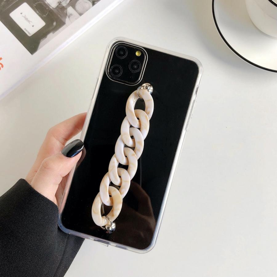 スマホケース iphone13 ケース 韓国 iphone12 ケース 携帯ケース iphone11 ケース iphone se ケース TPU チェーン付きクリア クリア 透明 |  | 07