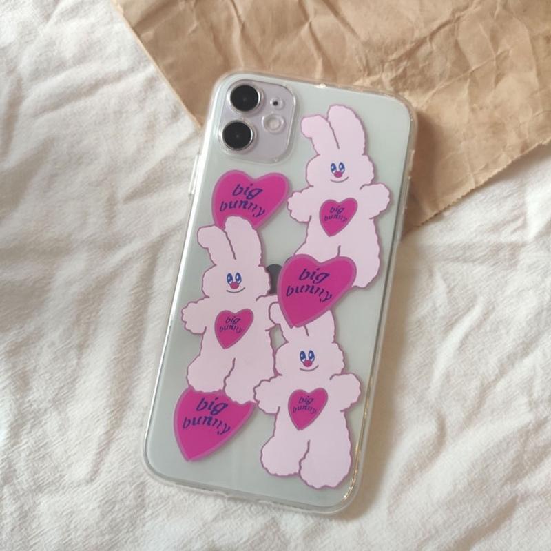 Iphone12 ケース 韓国 Bigbunny うさぎ ポップ かわいい クリア 透明 個性的 クリア ケース 可愛い お洒落 カバー Iphone Se2 7 X Xr 11 11pro 12mini 12promax セレクトショップ オンリーユー 通販 Yahoo ショッピング