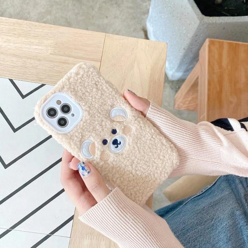 iphone12 ケース 韓国 iphone11 ケース iphonese ケース iphone12 mini ケース iphone xs xr ケース もこもこ クマ くま ベージュ |  | 01